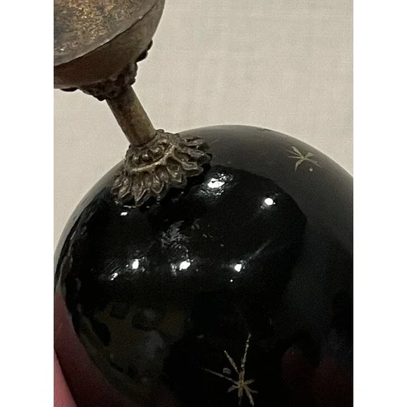 Vintage Russian Hand Painted Lacquer Egg Winter Orthodox Church Signed Usov - Picture 15 of 16